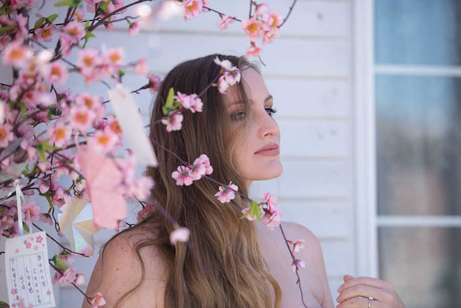 Los Angeles Artistic cherry blossoms Wedding Photographer Amy Haberland